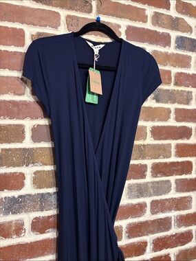 Boden navy wrap dress NEW size 2